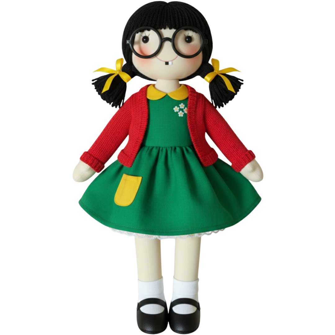 Boneca Chiquinha (Chaves) | Menina da Vila | Coleção Reino Mágico