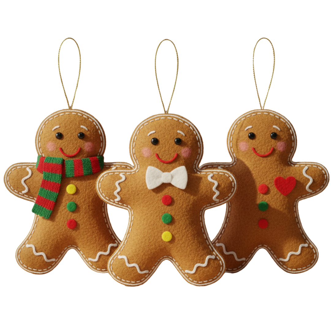 Coleção de Natal Artesanal | Decoração em Feltro