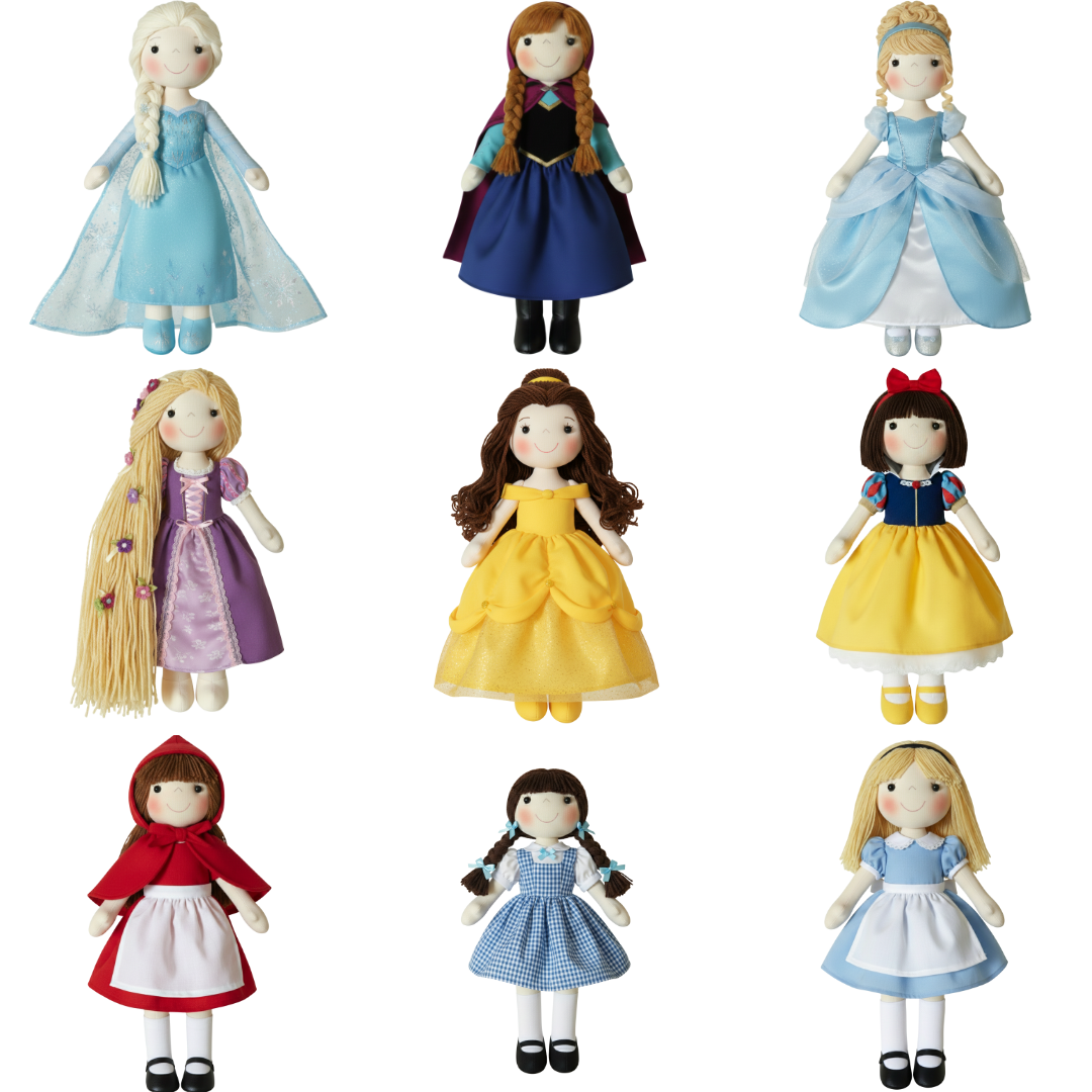 Bonecas de Pano Temáticas e de Personagens
