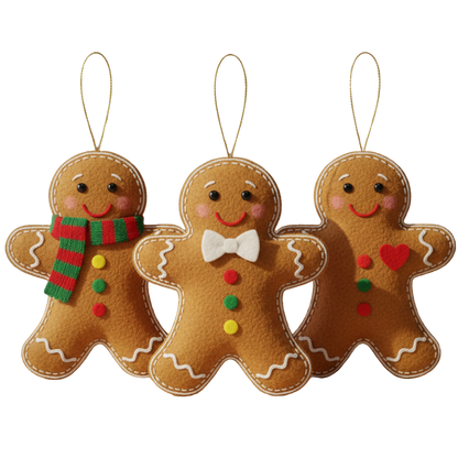 Coleção de Natal Artesanal | Decoração em Feltro