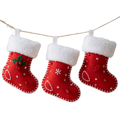 Coleção de Natal Artesanal | Decoração em Feltro
