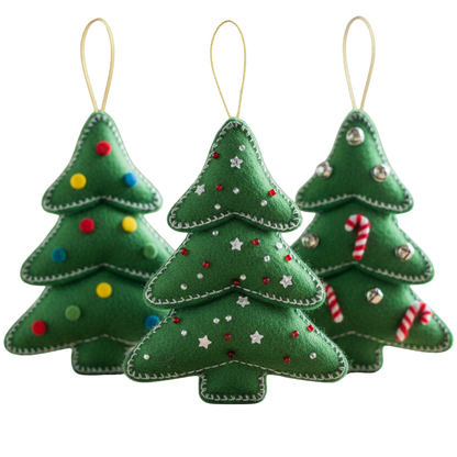 Coleção de Natal Artesanal | Decoração em Feltro