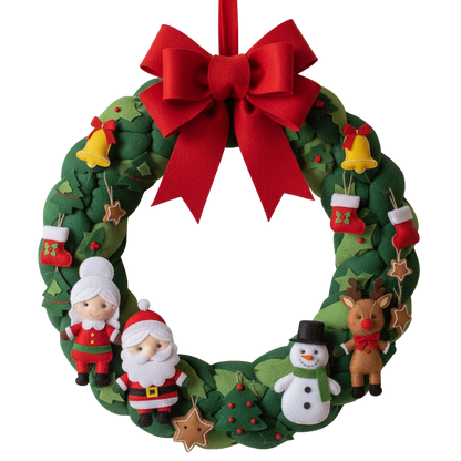 Coleção de Natal Artesanal | Decoração em Feltro